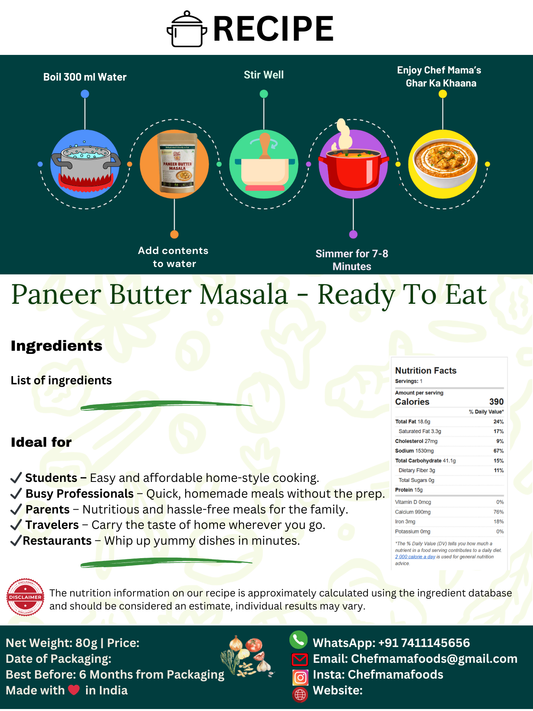 PANEER BUTTER