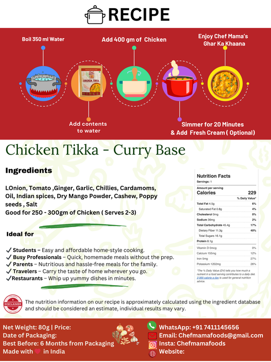 CB Chicken Tikka