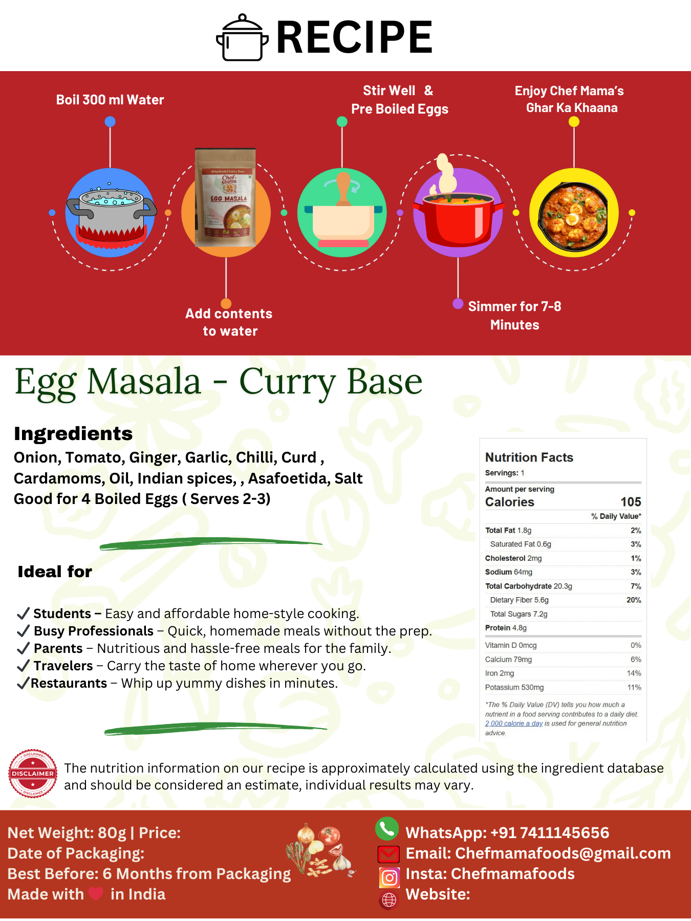 CB Egg Curry