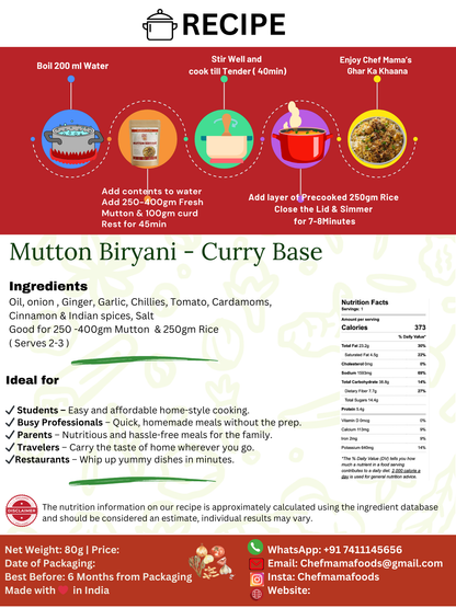 CB Mutton Biryani