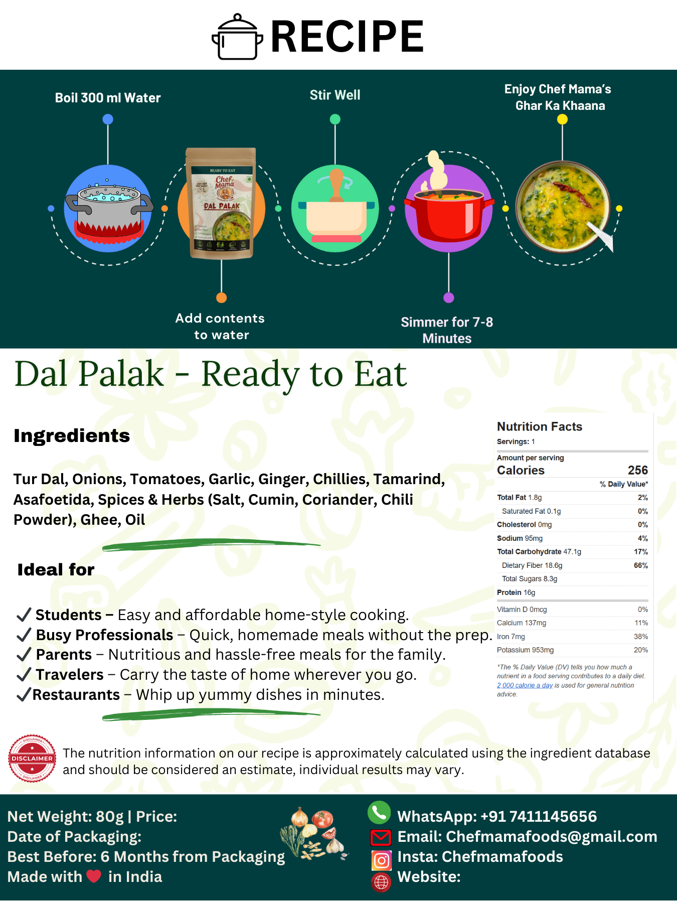 Dal Palak