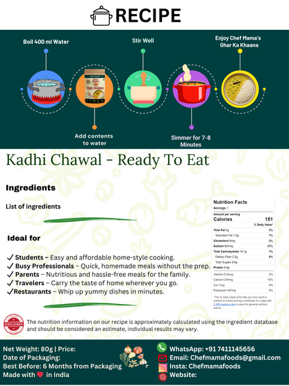 Kadhi Chawal