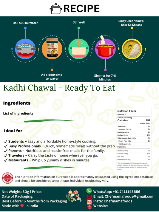 Kadhi Chawal