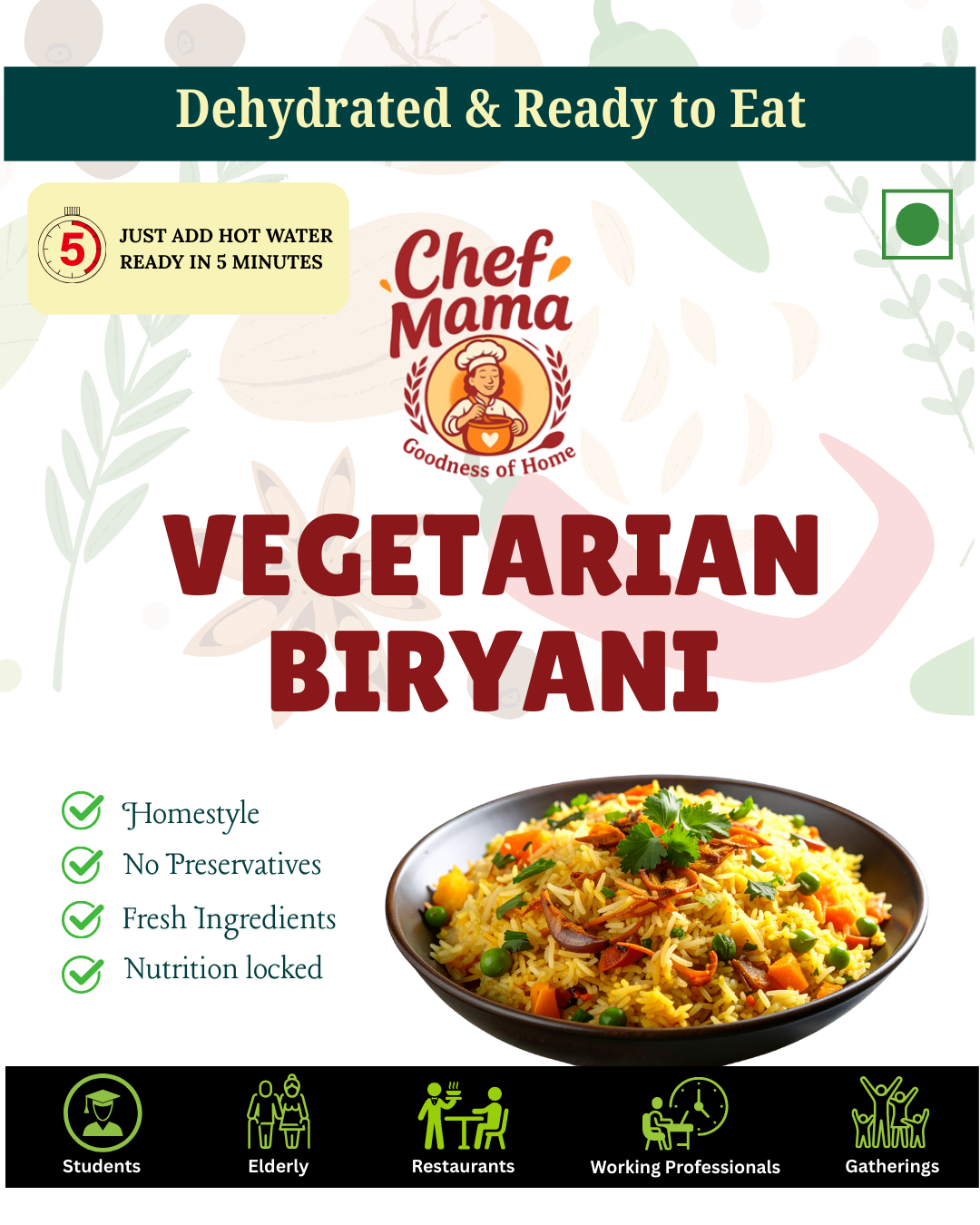 VEGETABLE BIRYANI